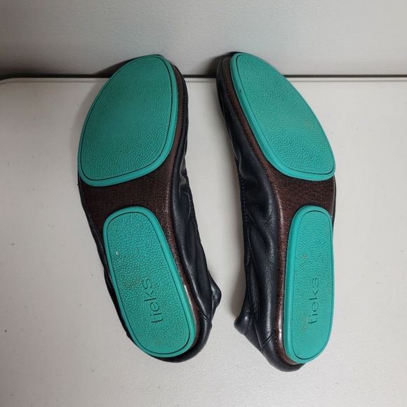 Teiks By Gavrielli Ballet Flats In Matte Black. - Picture 6 of 12